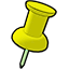 Yellow Pushpin